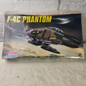Monogram F4C Phantom 1:48 Scale Model Kit Skill Level 2 New Factory Sealed